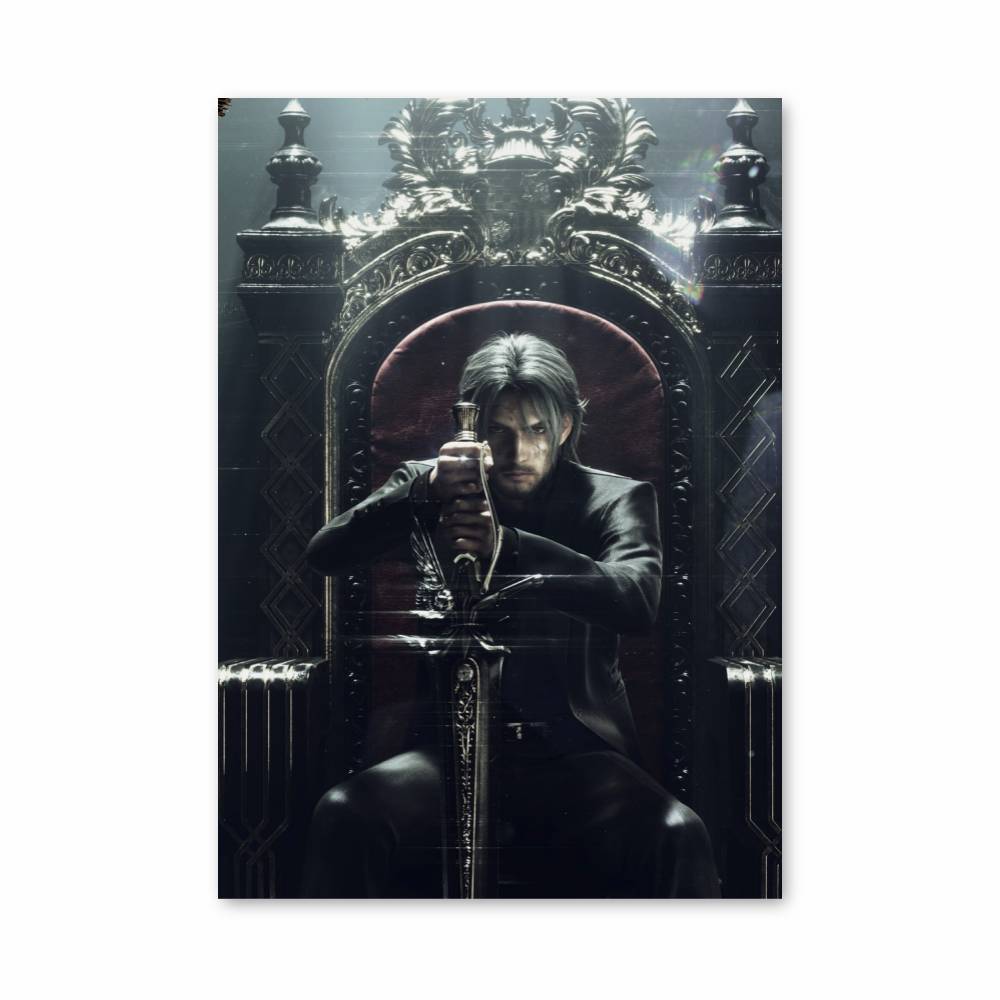 Poster Trône Fantastique – affiche Final Fantasy