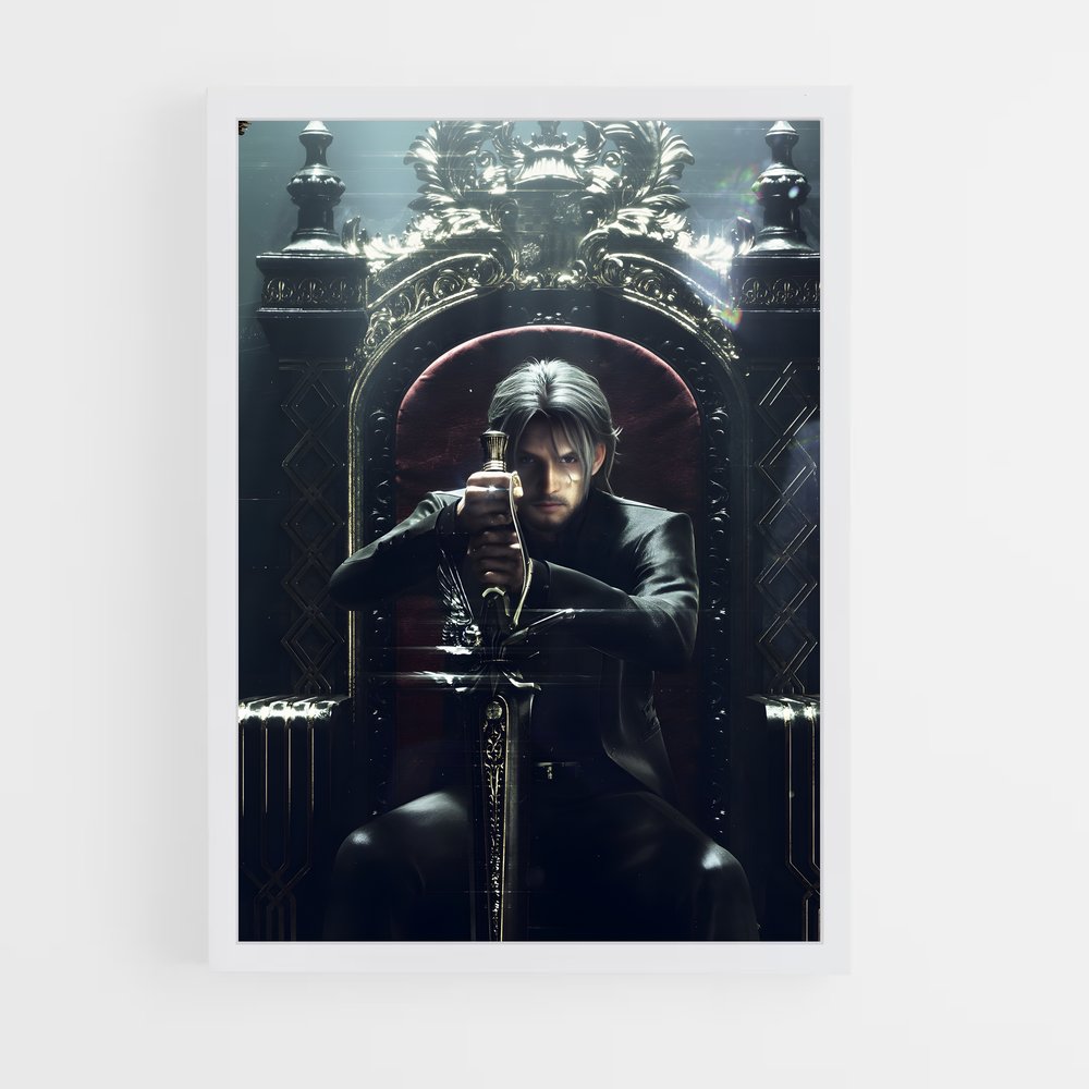 Poster Trône Fantastique – affiche Final Fantasy (vue 3)