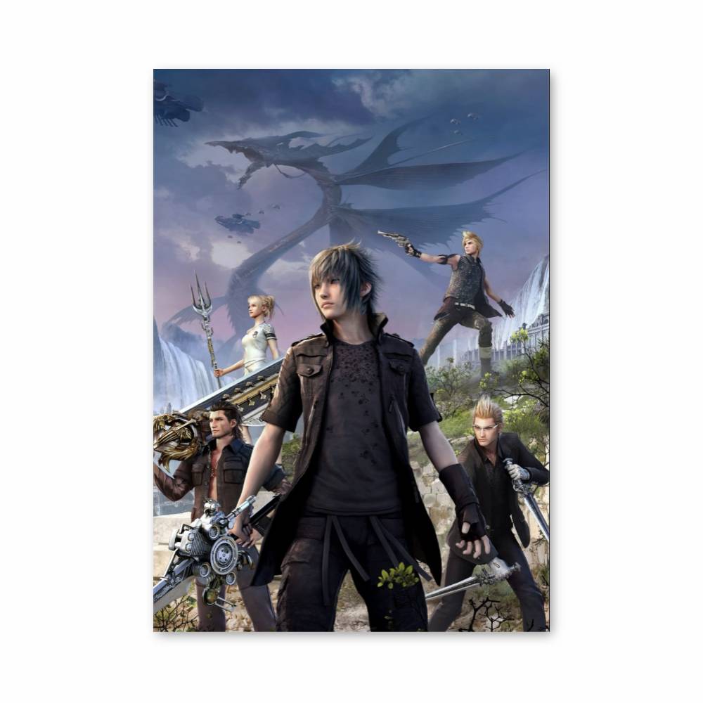 Poster Guerriers Fantasy – affiche Final Fantasy