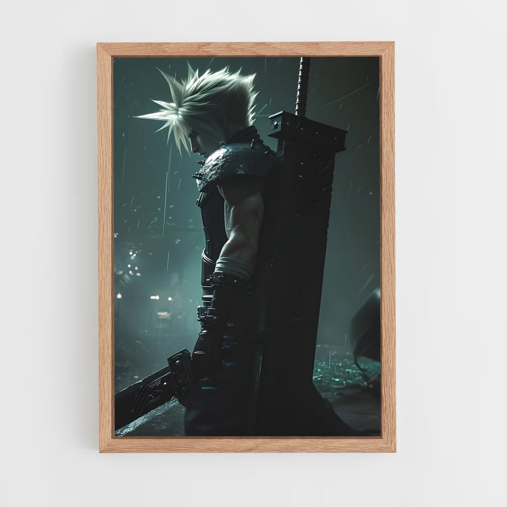 Poster Épée Nocturne – affiche Final Fantasy (vue 4)