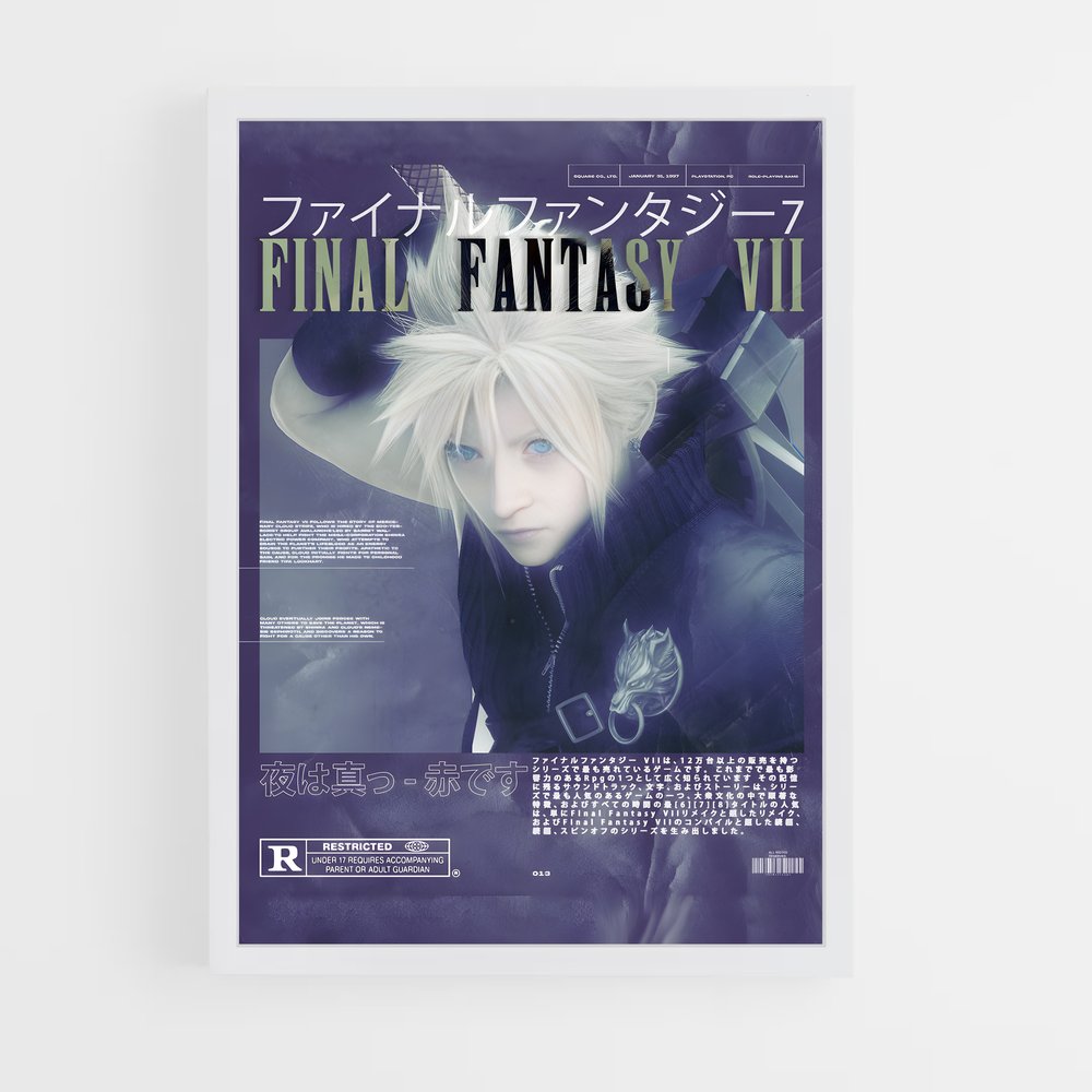 Poster FInal Fantasy VII (vue 3)