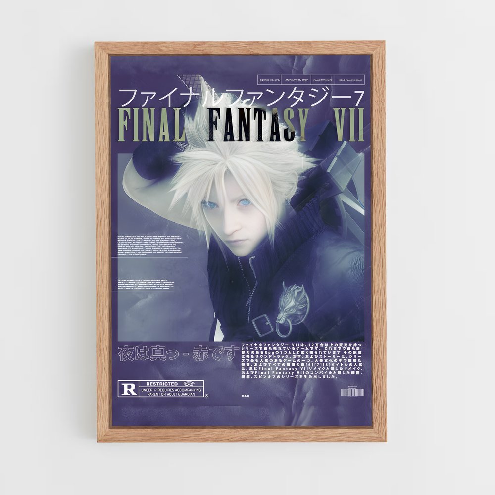 Poster FInal Fantasy VII (vue 4)