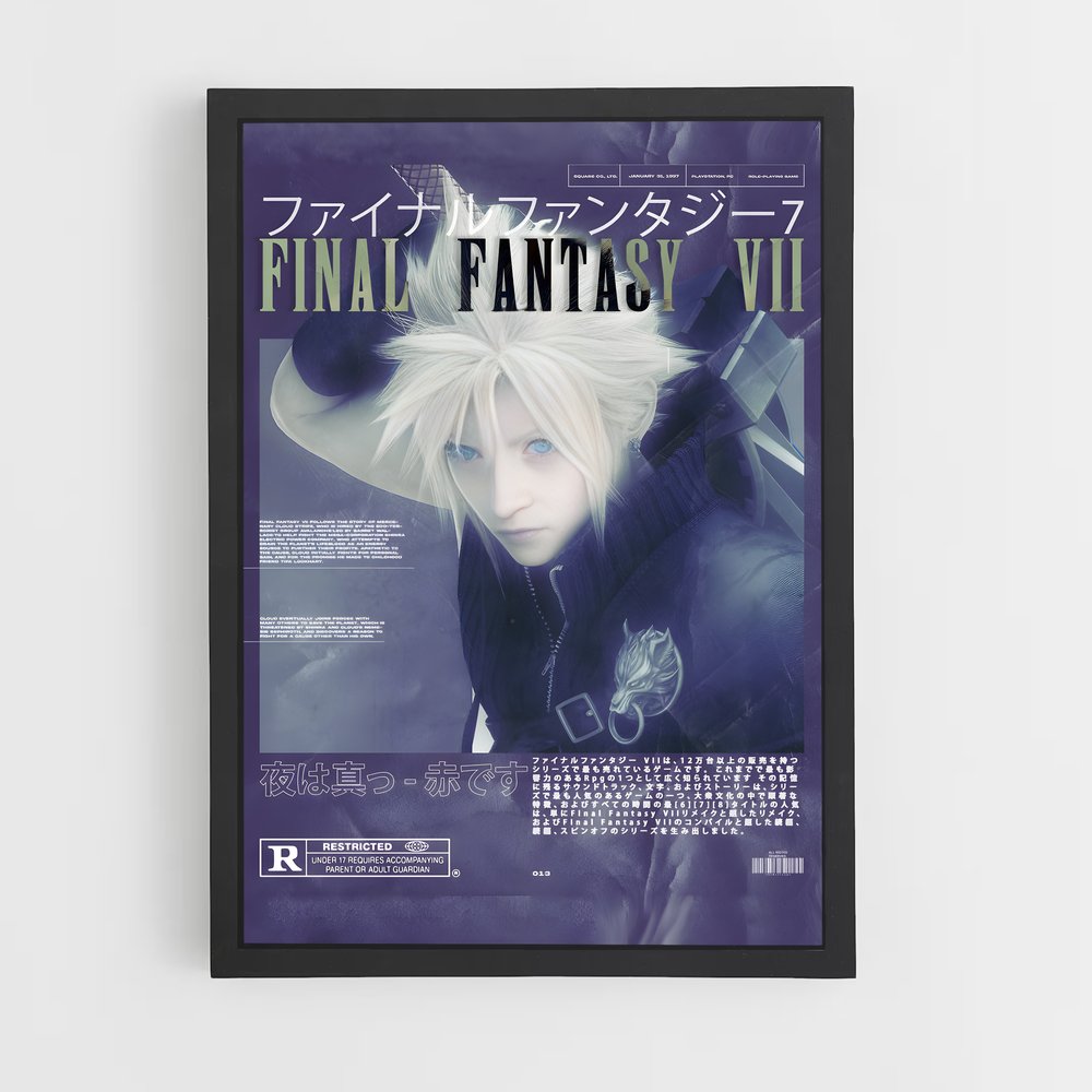 Poster FInal Fantasy VII (vue 2)
