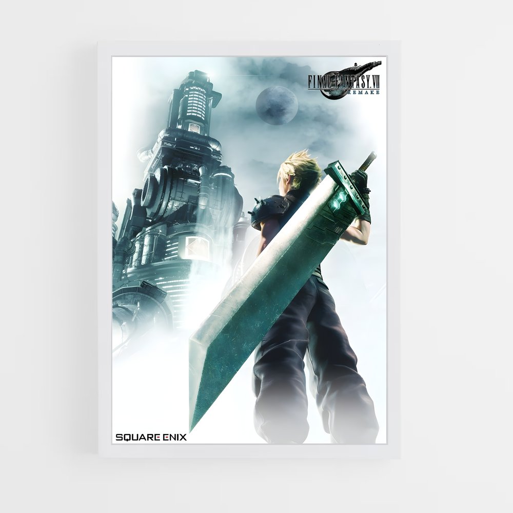 Poster Cloud Aventurier – affiche Final Fantasy (vue 3)