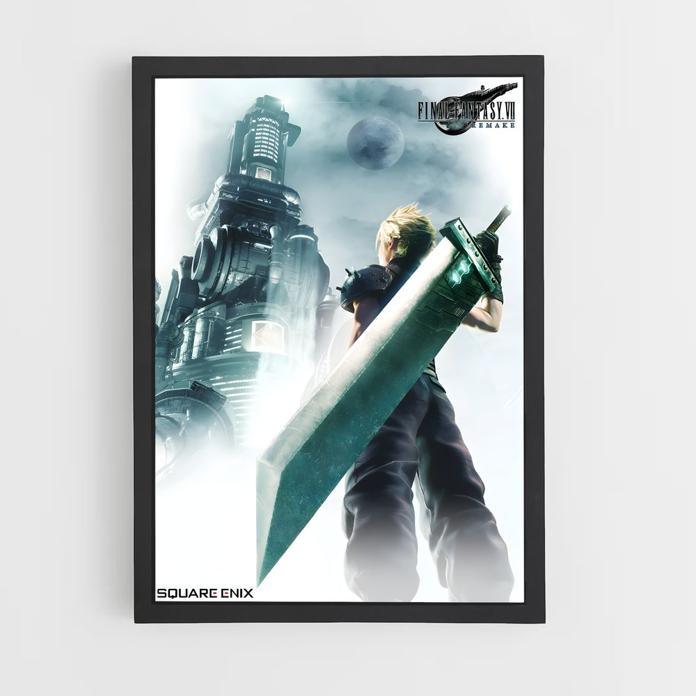 Poster Cloud Aventurier – affiche Final Fantasy (vue 2)