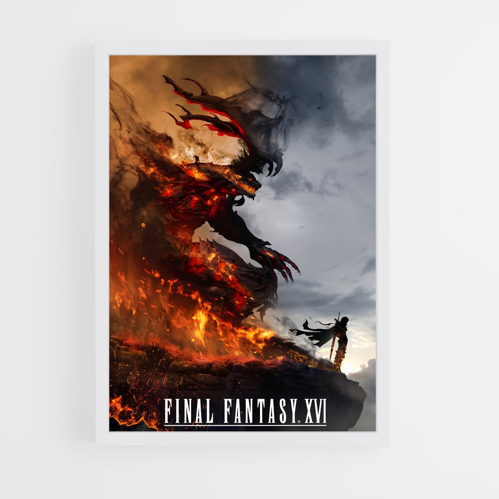 Poster Epic Battle Fantasy XVI – affiche Final Fantasy (vue 3)