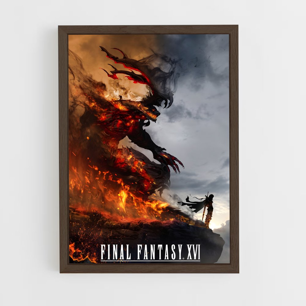 Poster Epic Battle Fantasy XVI – affiche Final Fantasy (vue 5)