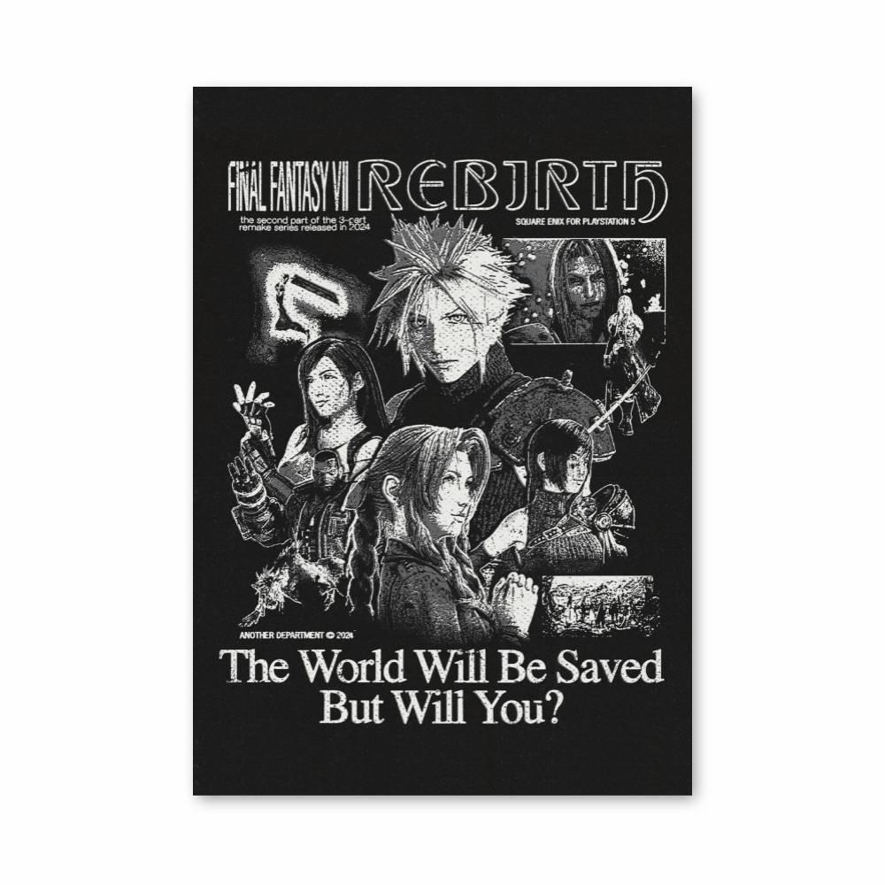 Poster Rebirth Aventure – affiche Final Fantasy