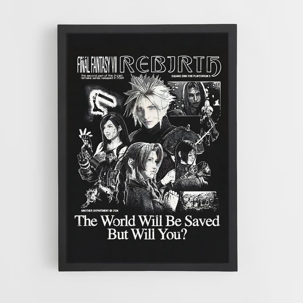 Poster Rebirth Aventure – affiche Final Fantasy (vue 2)