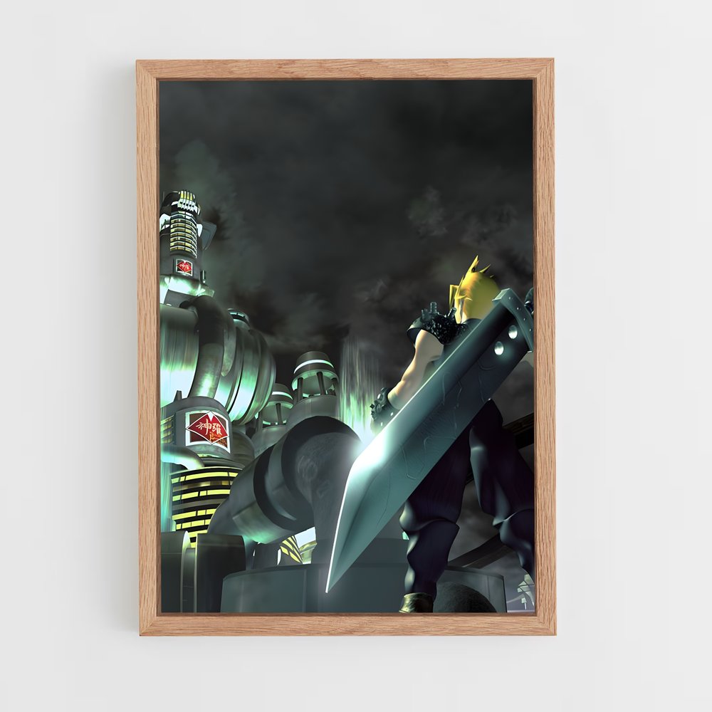 Poster Héros du Futur – affiche Final Fantasy (vue 4)