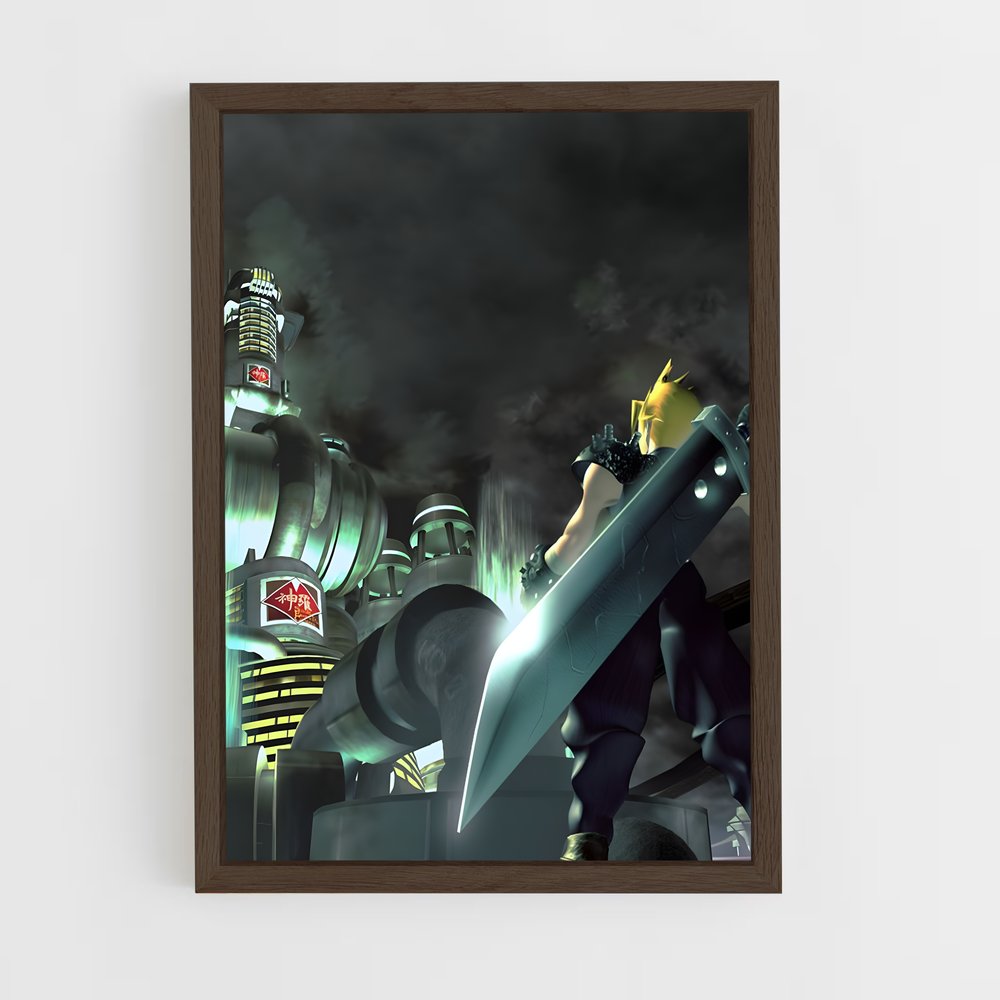 Poster Héros du Futur – affiche Final Fantasy (vue 5)