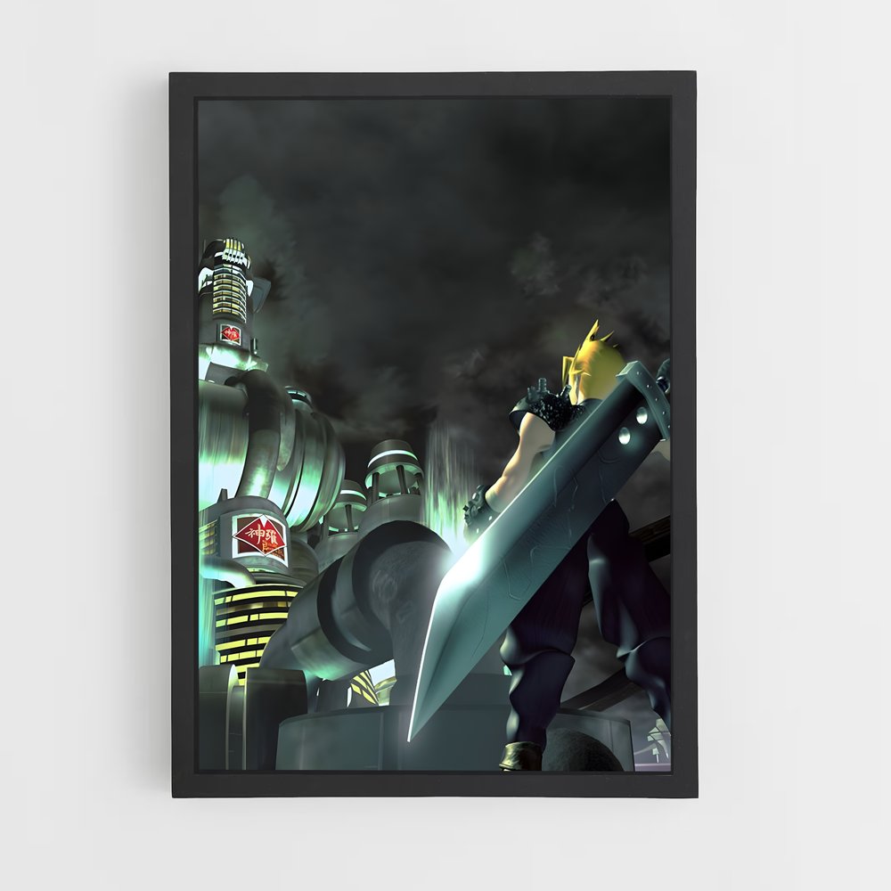 Poster Héros du Futur – affiche Final Fantasy (vue 2)
