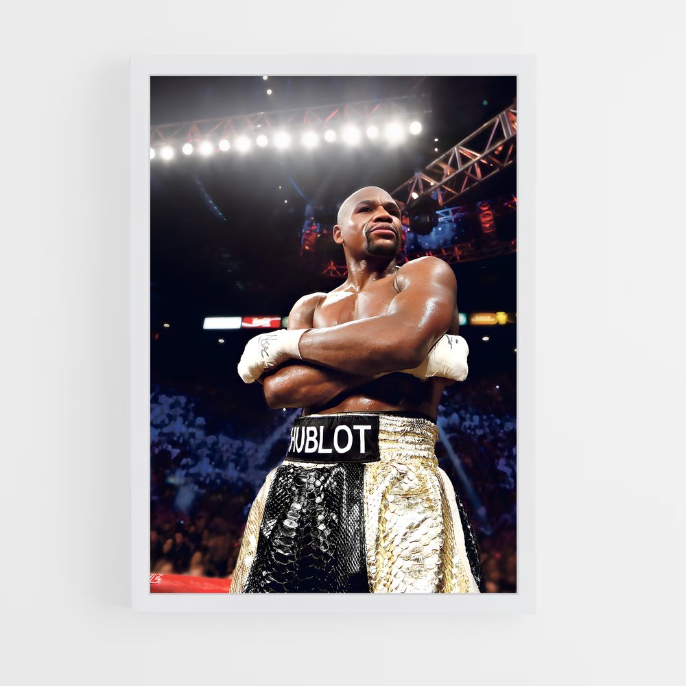 Poster Floyd Mayweather Hublot – affiche Boxe (vue 3)