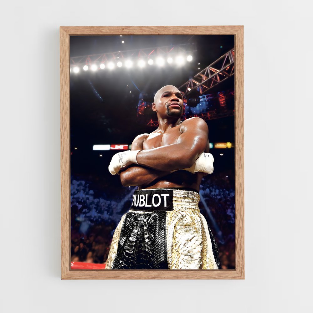Poster Floyd Mayweather Hublot – affiche Boxe (vue 4)