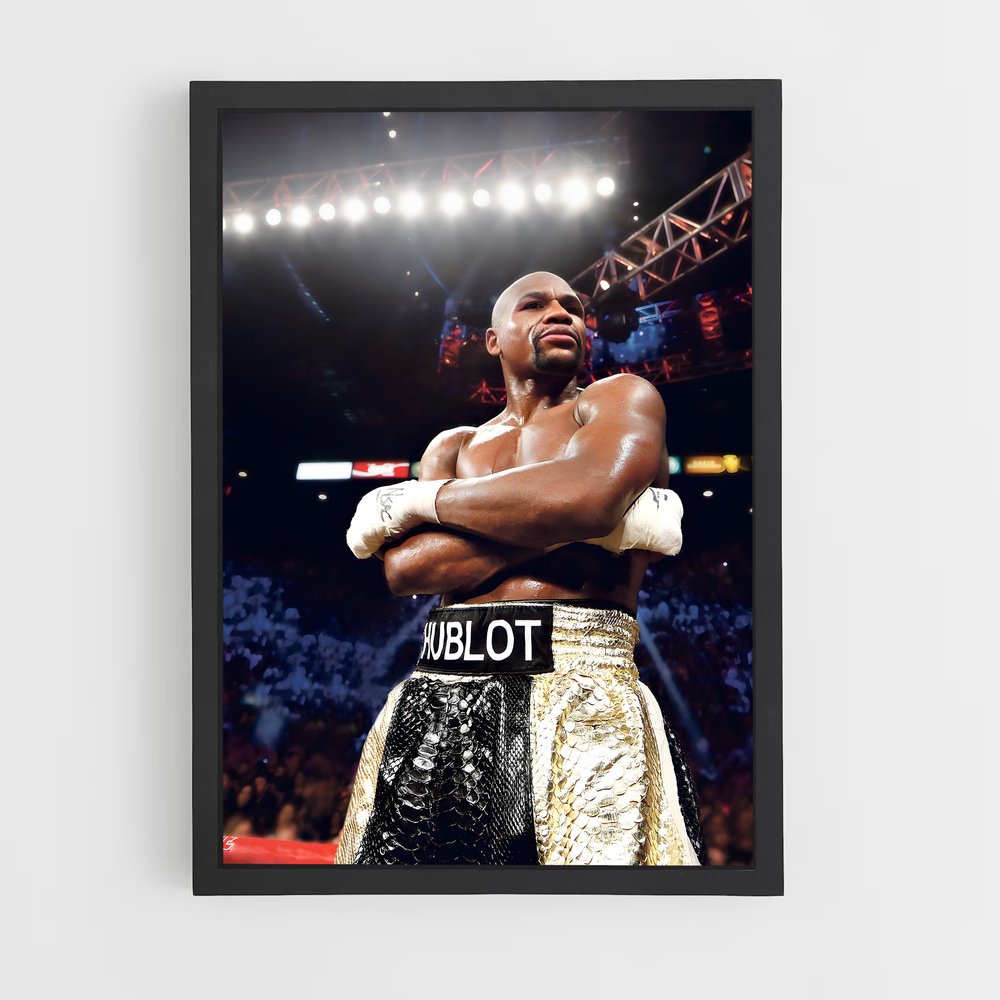 Poster Floyd Mayweather Hublot – affiche Boxe (vue 2)