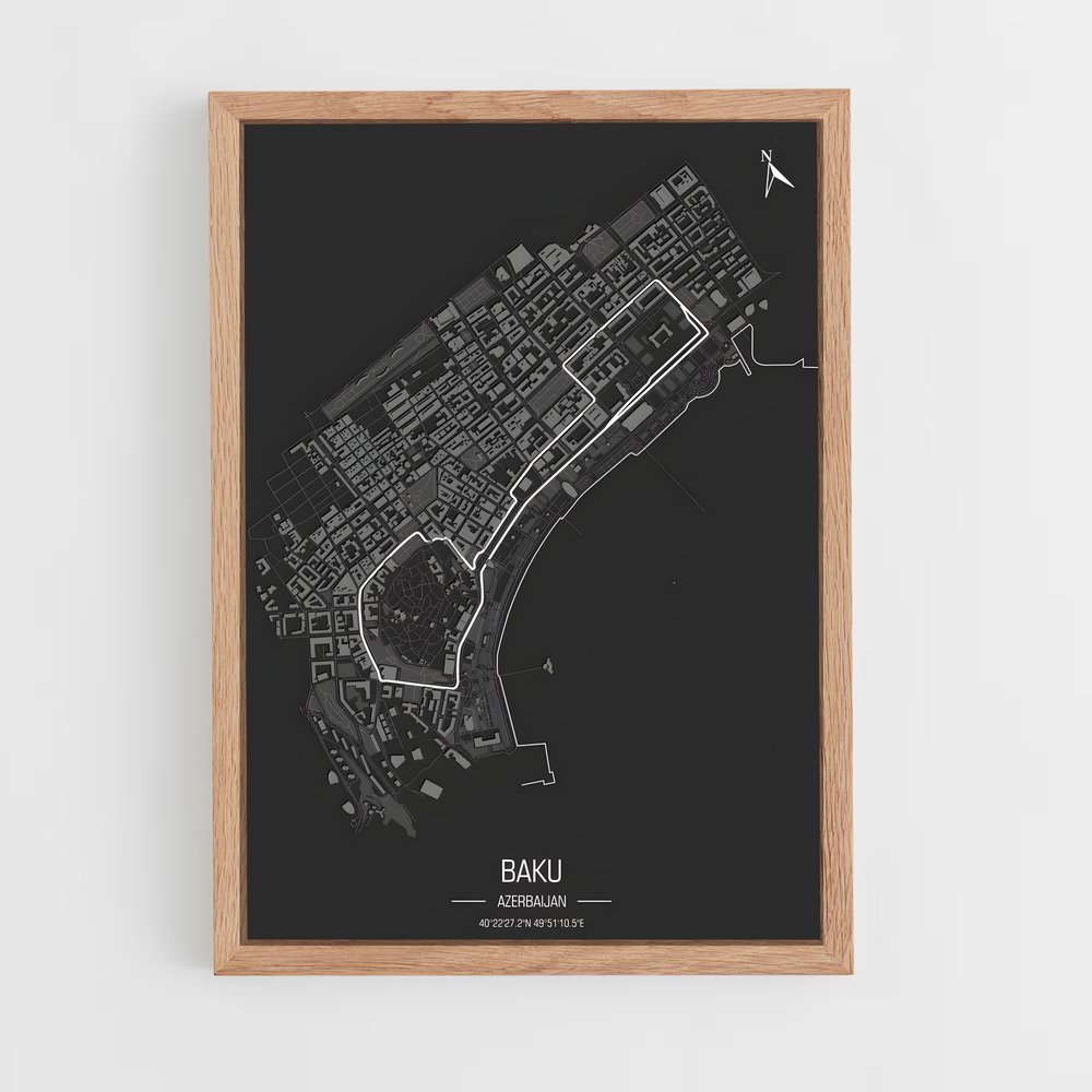 Poster Circuit Baku (vue 4)