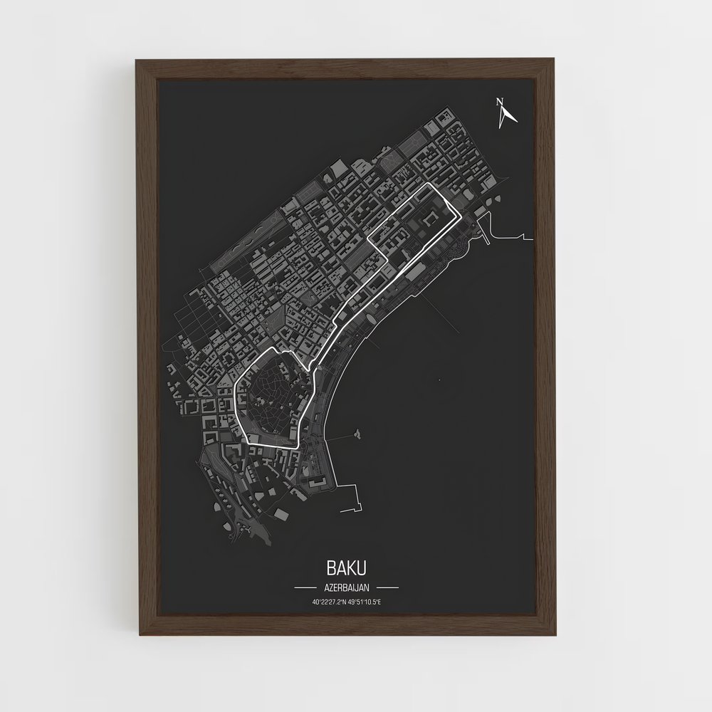 Poster Circuit Baku (vue 5)