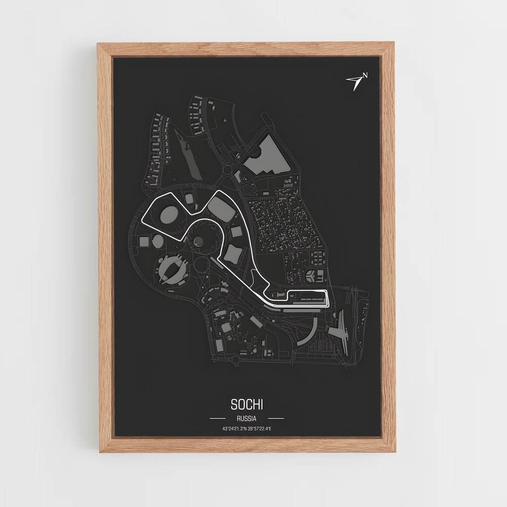 Poster Circuit Sochi (vue 4)