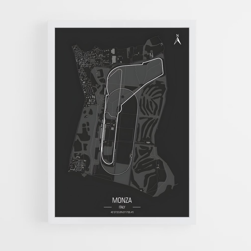 Poster Circuit Monza (vue 3)