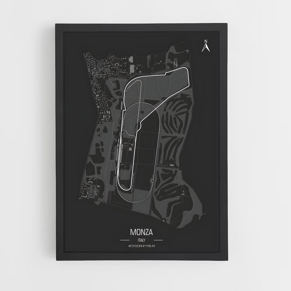 Poster Circuit Monza (vue 2)