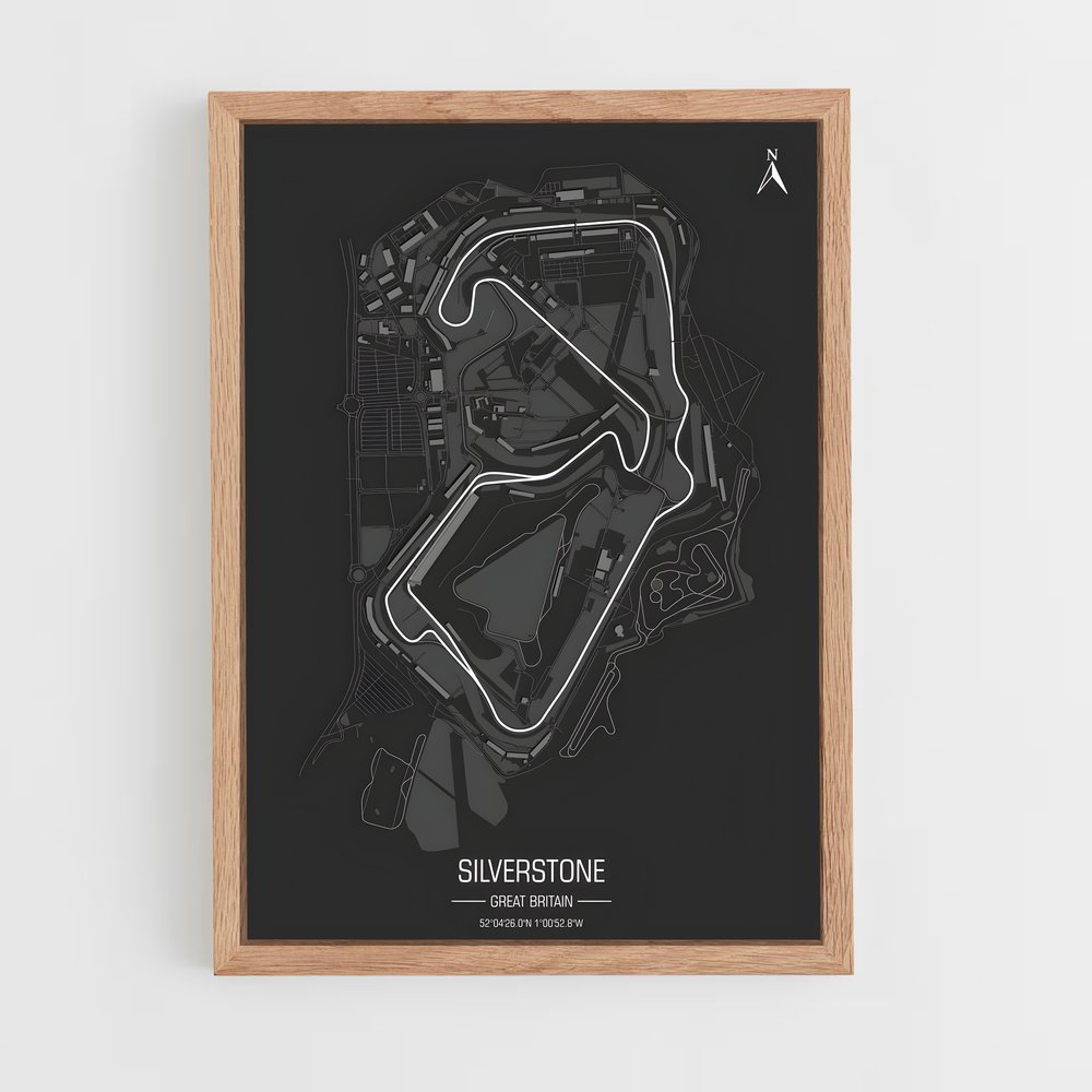 Poster Circuit Silverstone (vue 4)