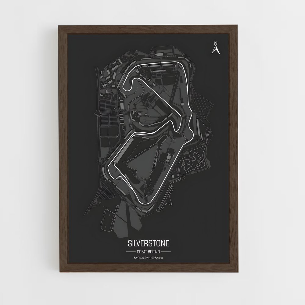 Poster Circuit Silverstone (vue 5)