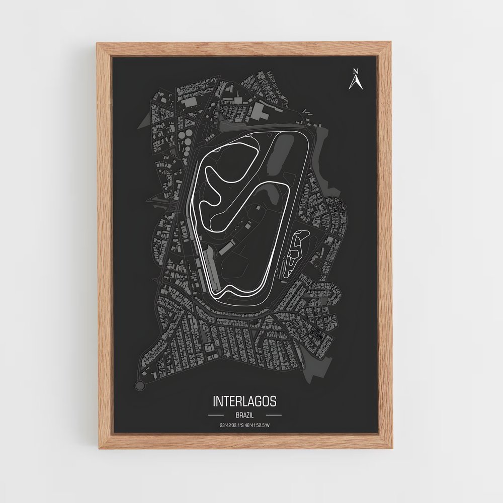 Poster Circuit Interlagos (vue 4)