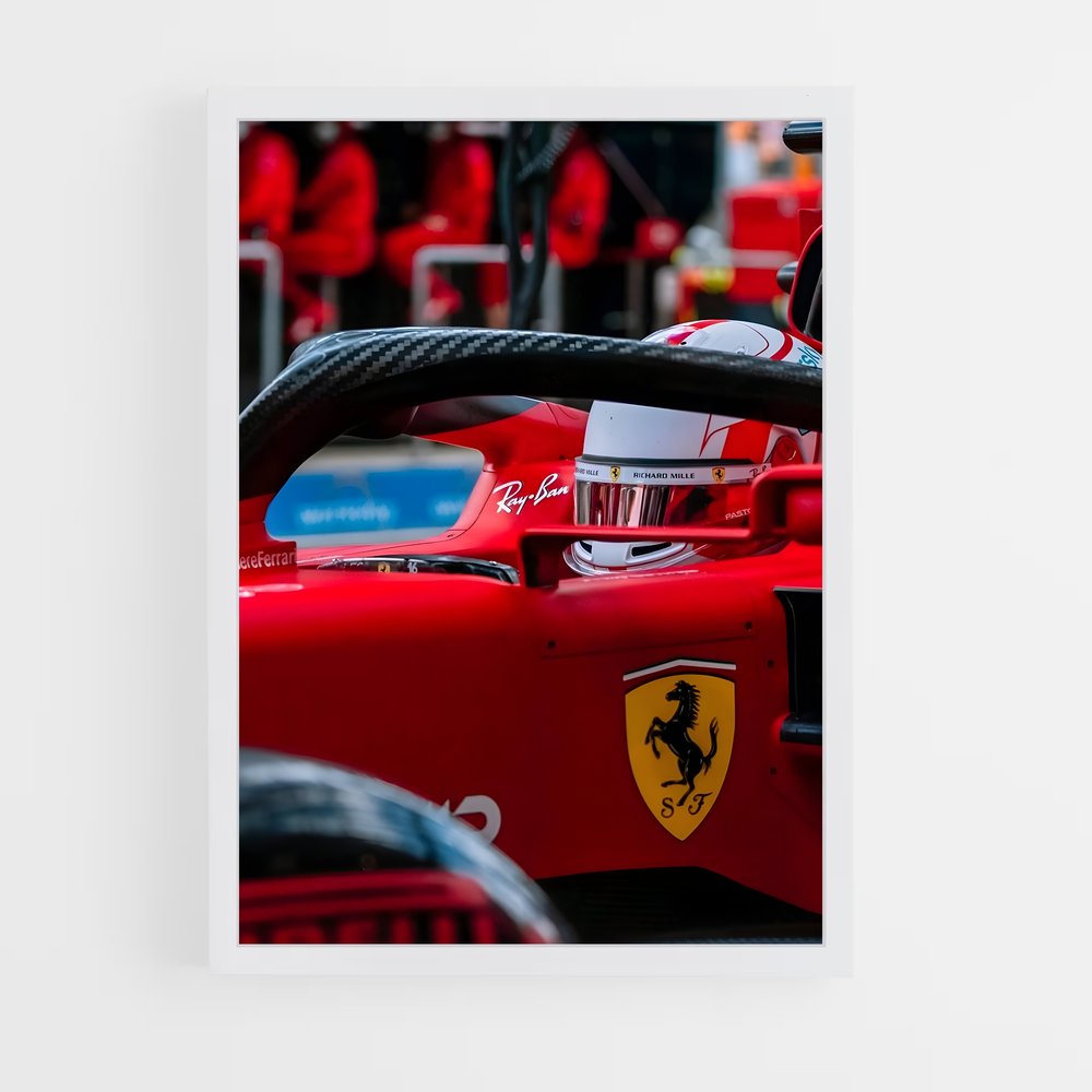 Poster Formule 1 Ferrari (vue 3)