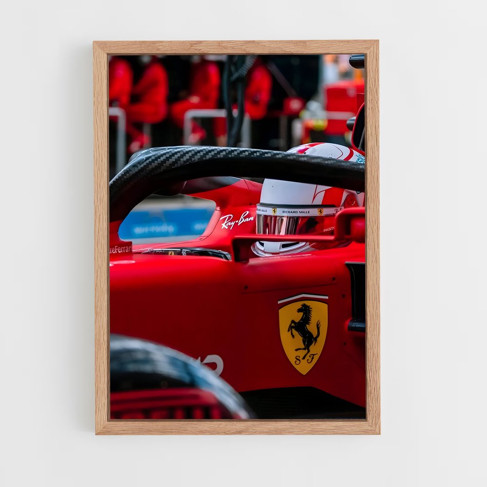 Poster Formule 1 Ferrari (vue 4)