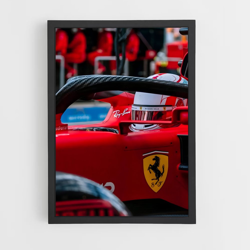 Poster Formule 1 Ferrari (vue 2)