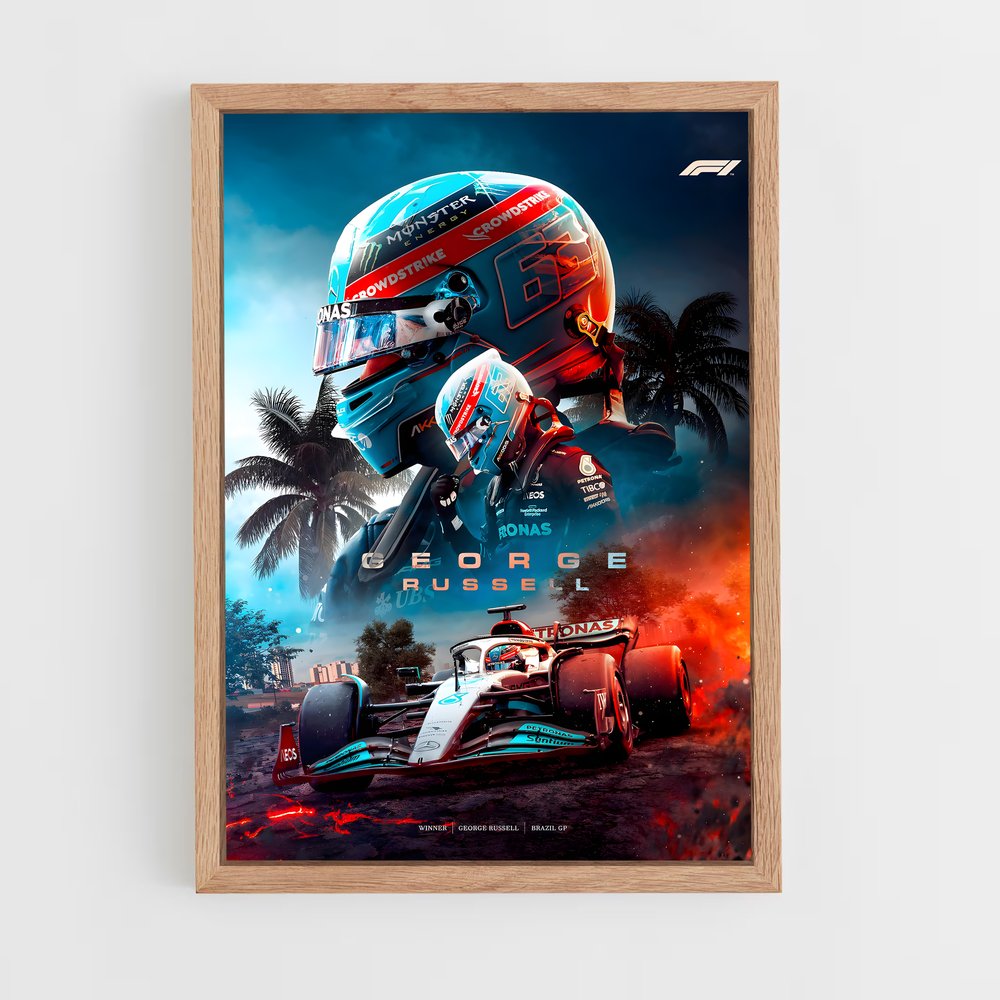 Poster George Russell (vue 4)