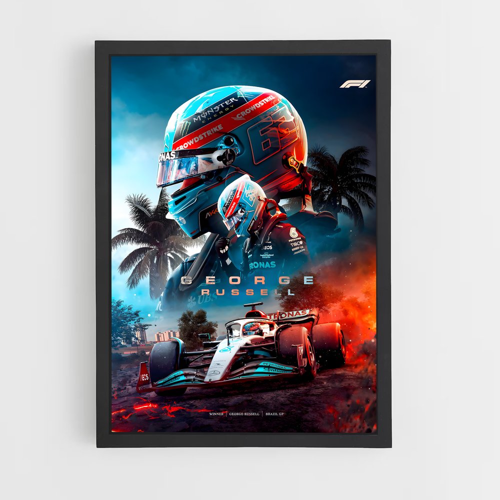 Poster George Russell (vue 2)
