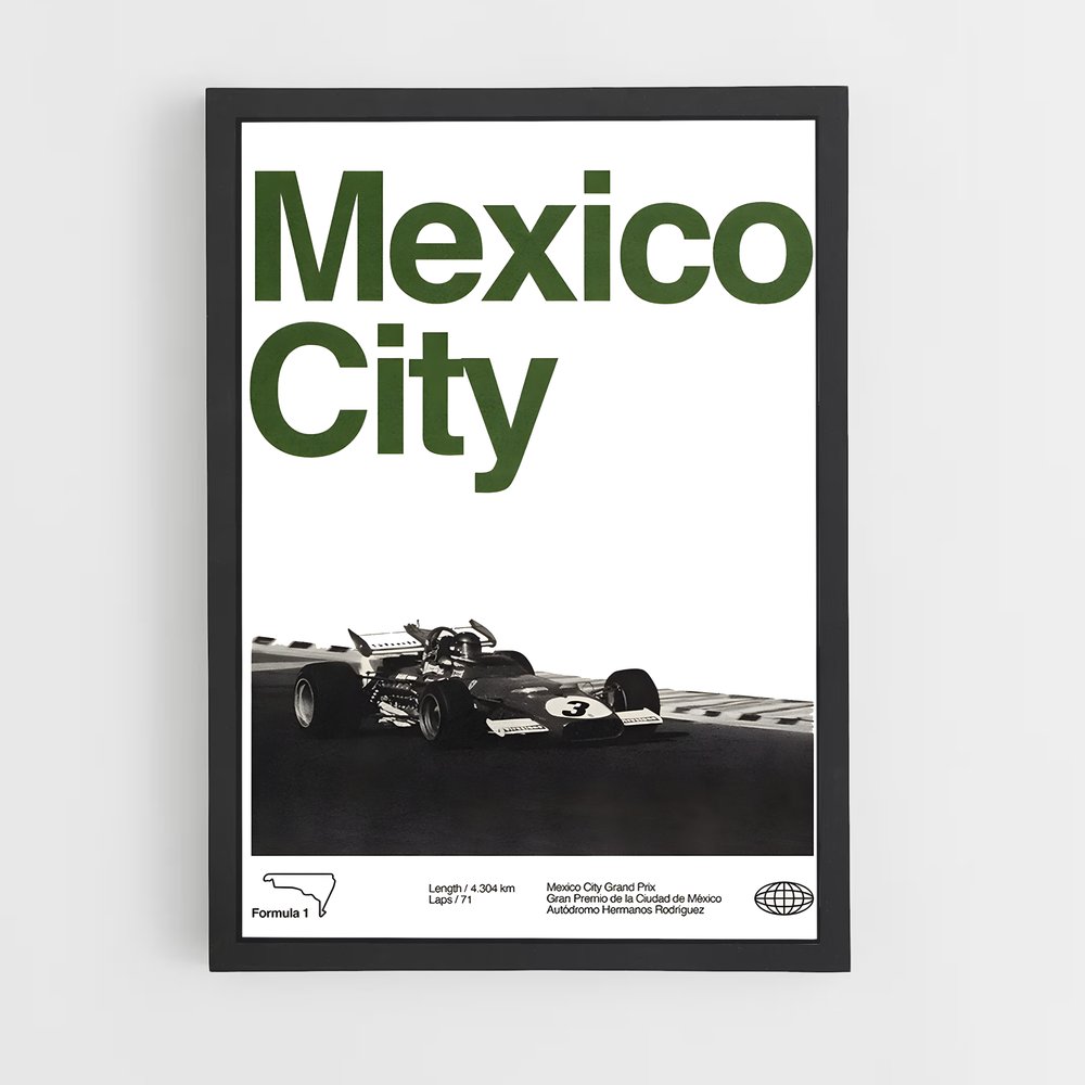 Poster Mexico City (vue 2)