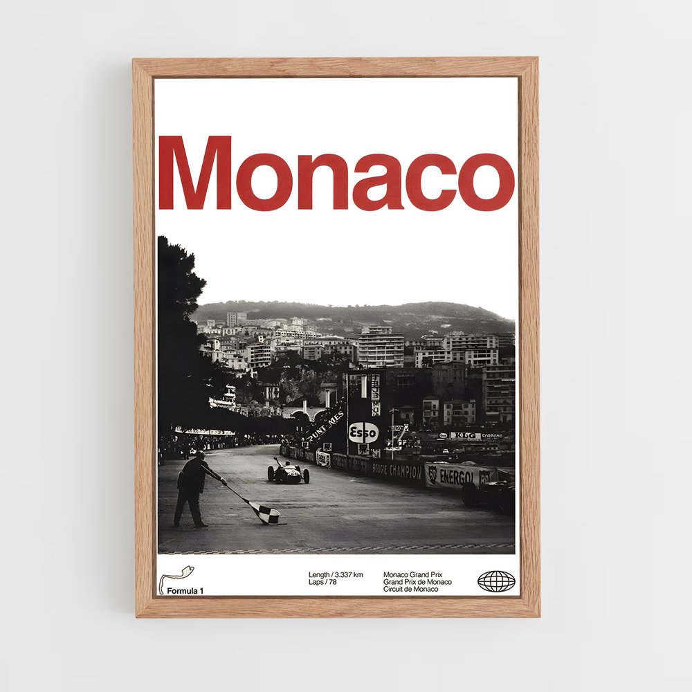 Poster Monaco F1 (vue 4)