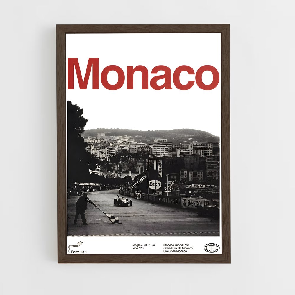 Poster Monaco F1 (vue 5)