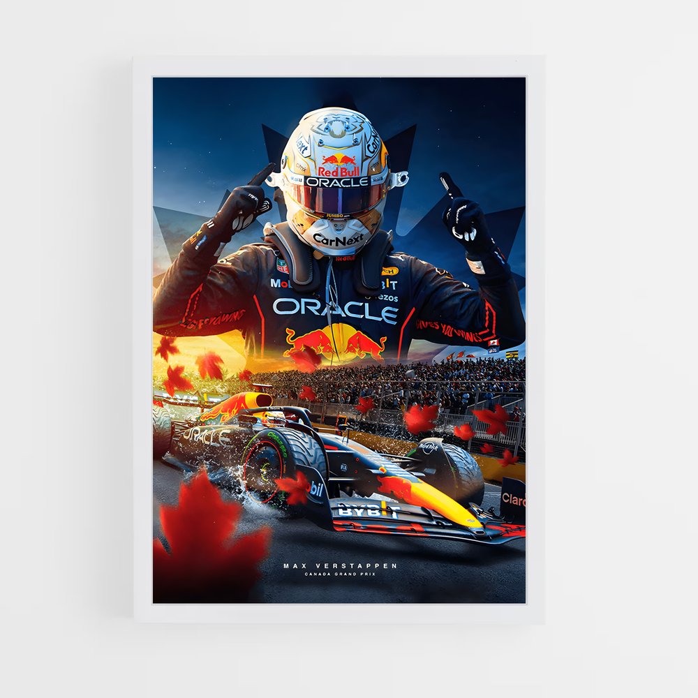 Poster Verstappen Canada GP (vue 3)