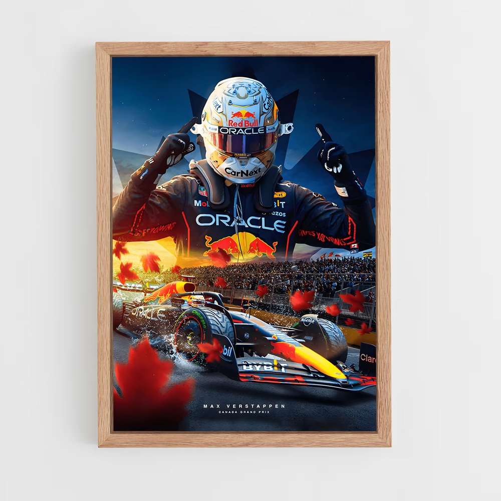 Poster Verstappen Canada GP (vue 4)