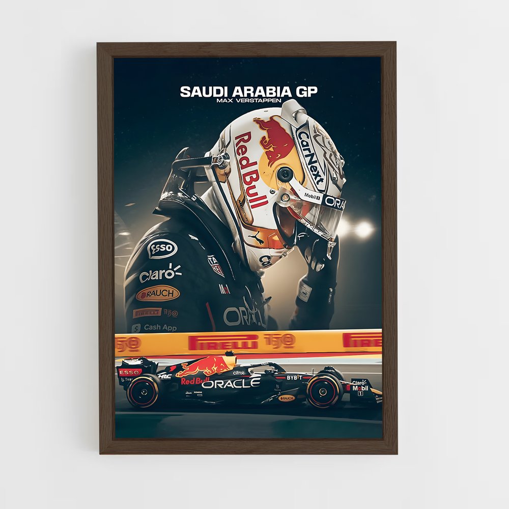 Poster Verstappen GP Arabe (vue 5)