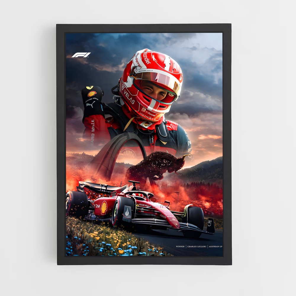 Poster Charles Leclerc (vue 2)