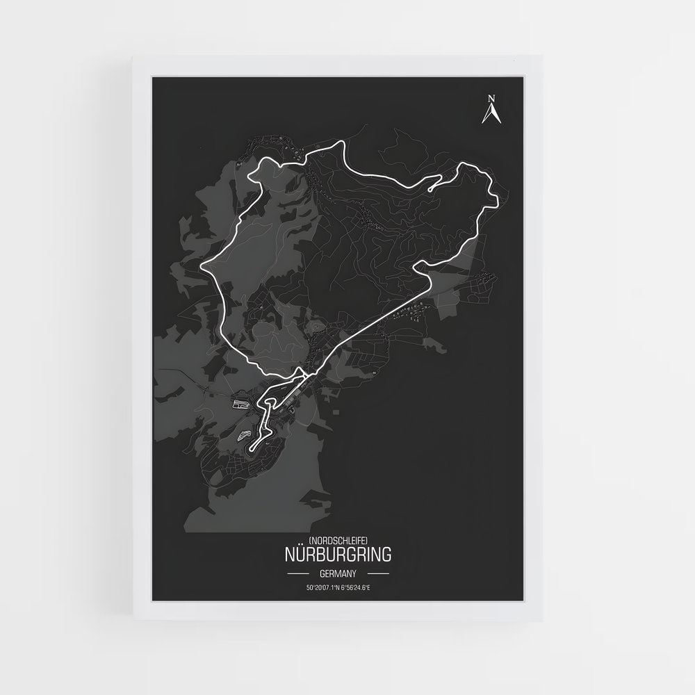 Poster Circuit Nurburgring (vue 3)