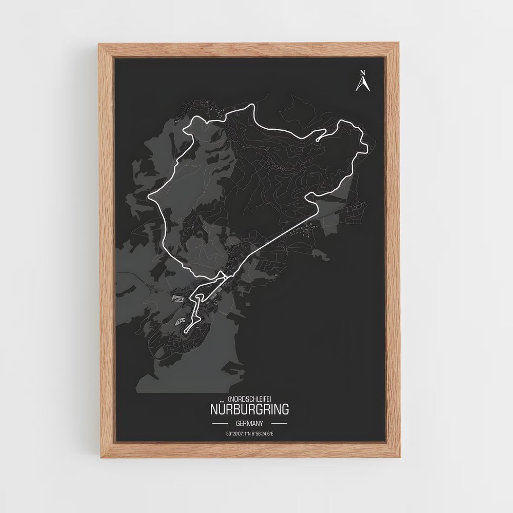 Poster Circuit Nurburgring (vue 4)