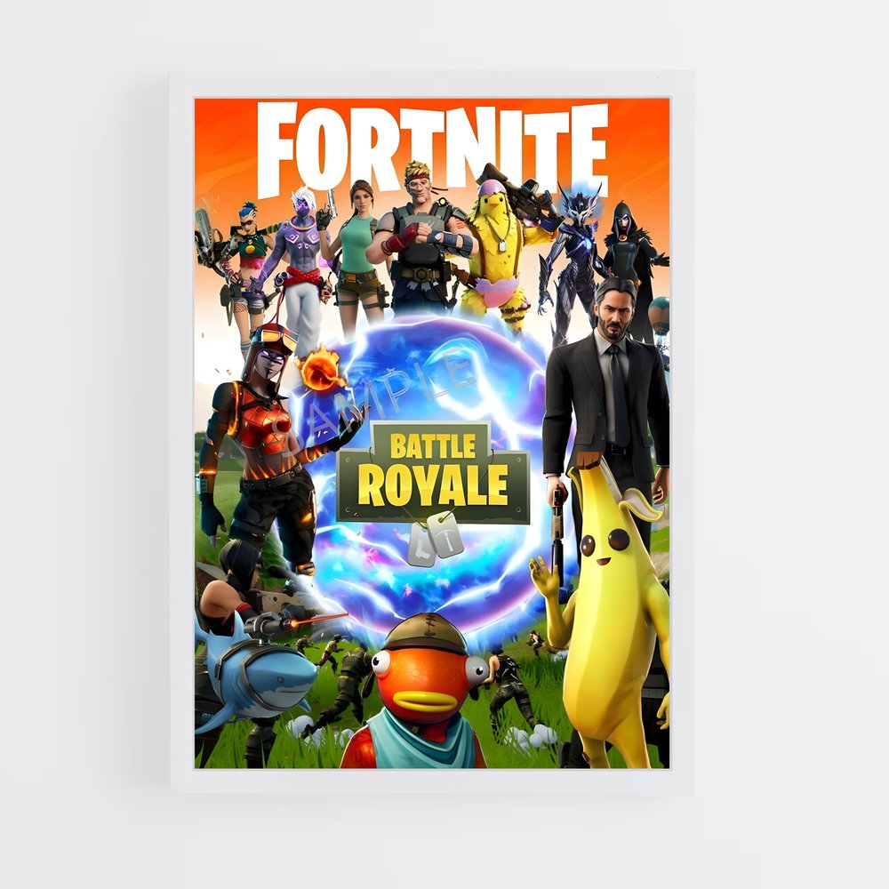 Poster Battle Royal – affiche Fortnite (vue 3)