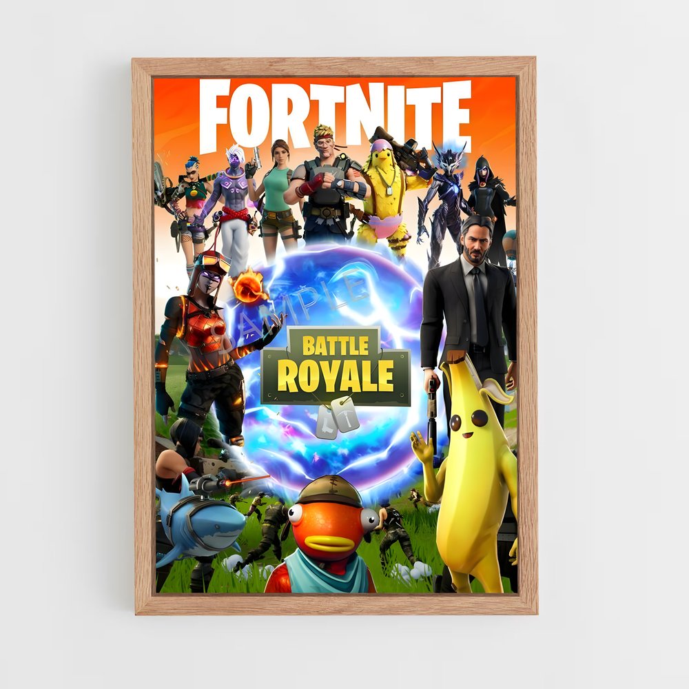 Poster Battle Royal – affiche Fortnite (vue 4)