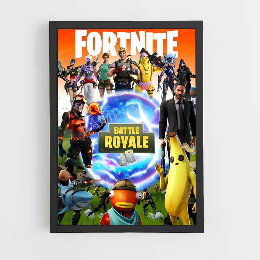 Poster Battle Royal – affiche Fortnite (vue 2)