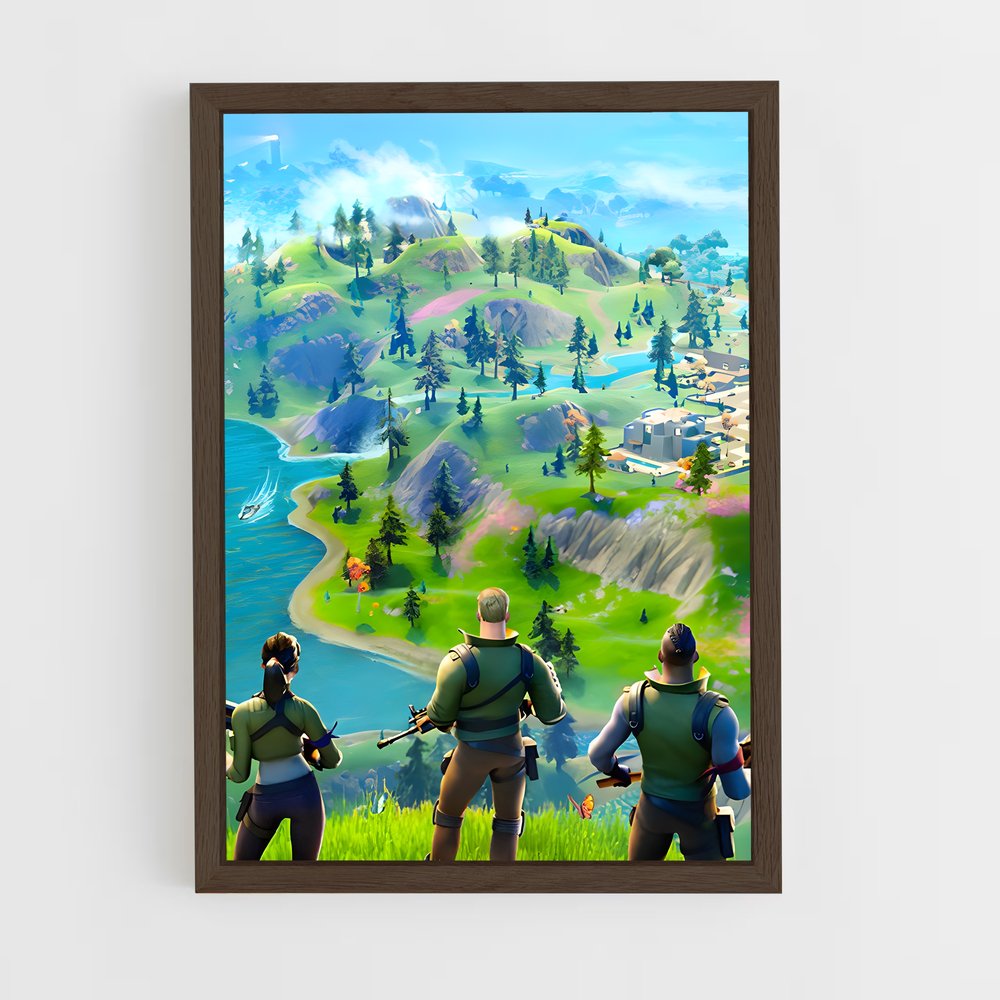 Poster Team Fortnite (vue 5)