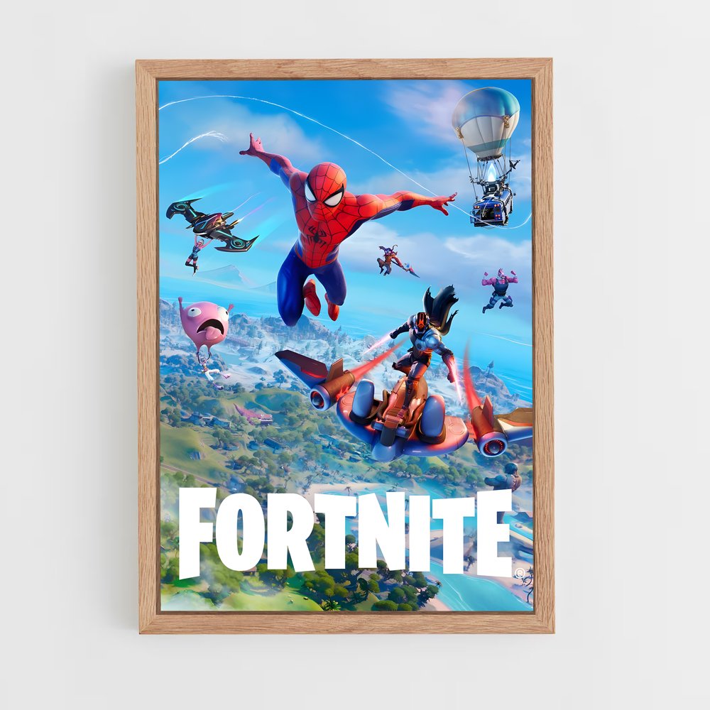 Poster Spiderman Fortnite (vue 4)