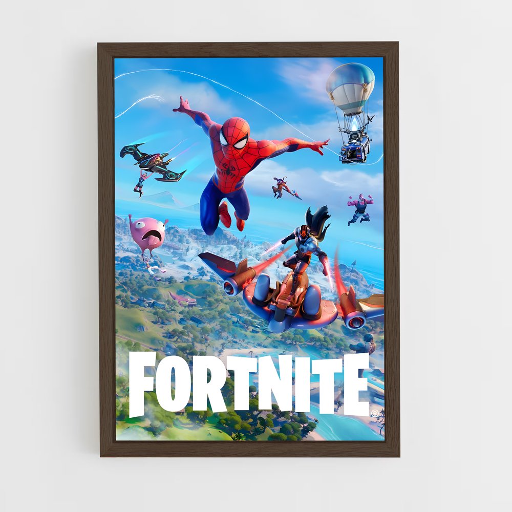 Poster Spiderman Fortnite (vue 5)