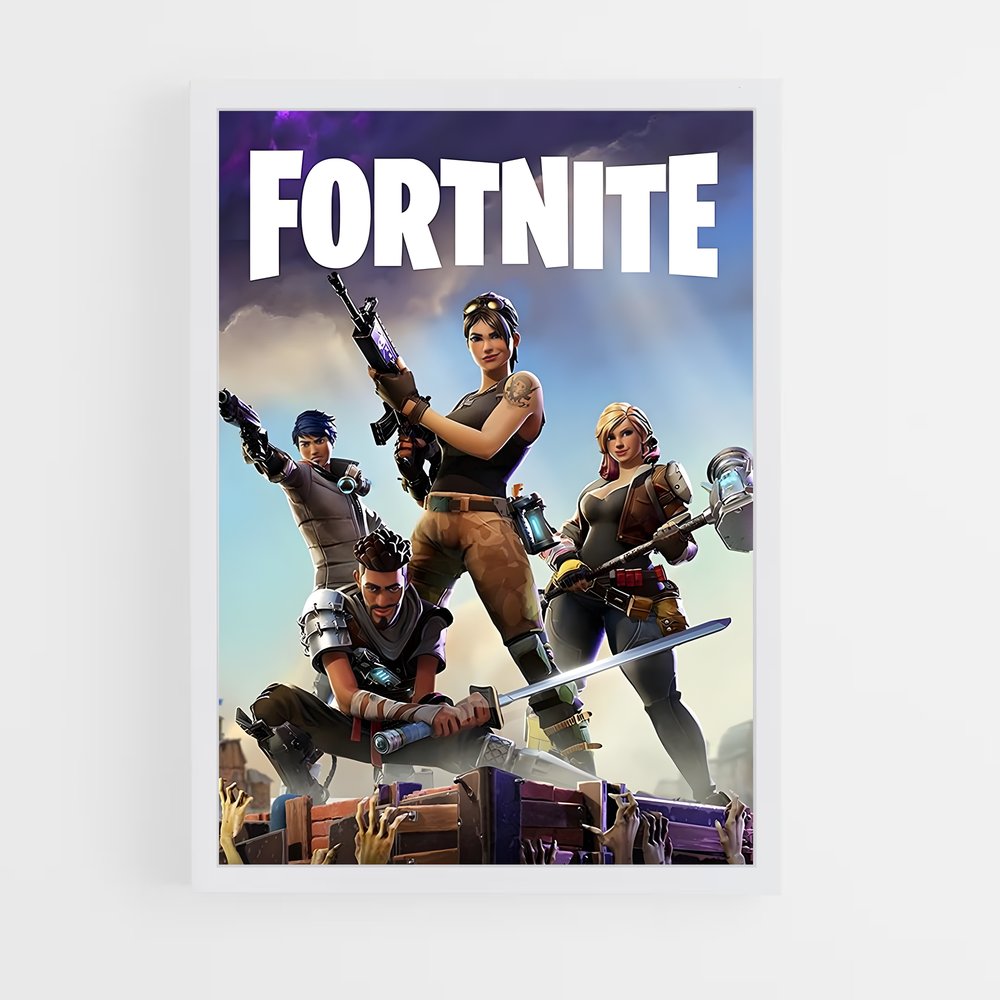 Affiche Fortnite (vue 3)