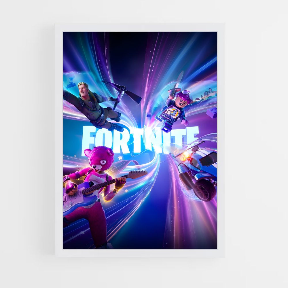 Poster Violet Fortnite (vue 3)