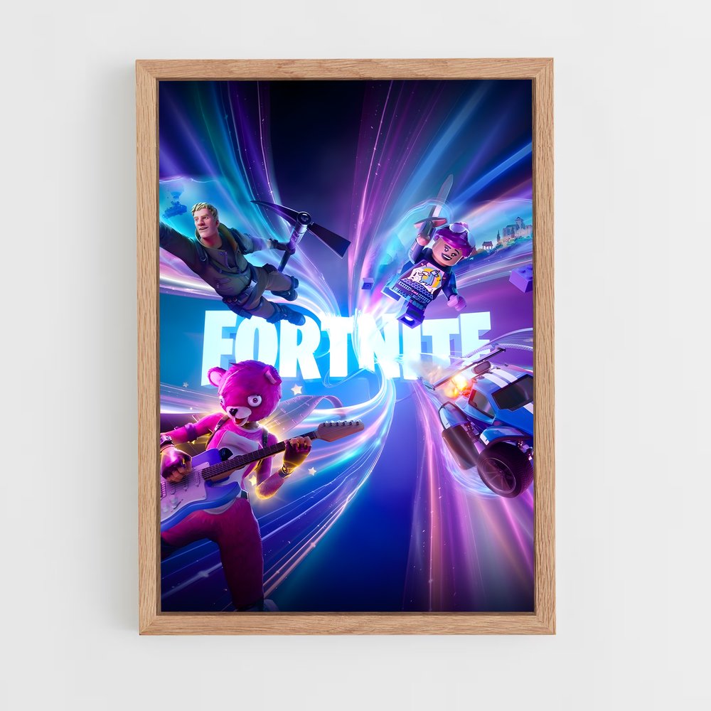 Poster Violet Fortnite (vue 4)
